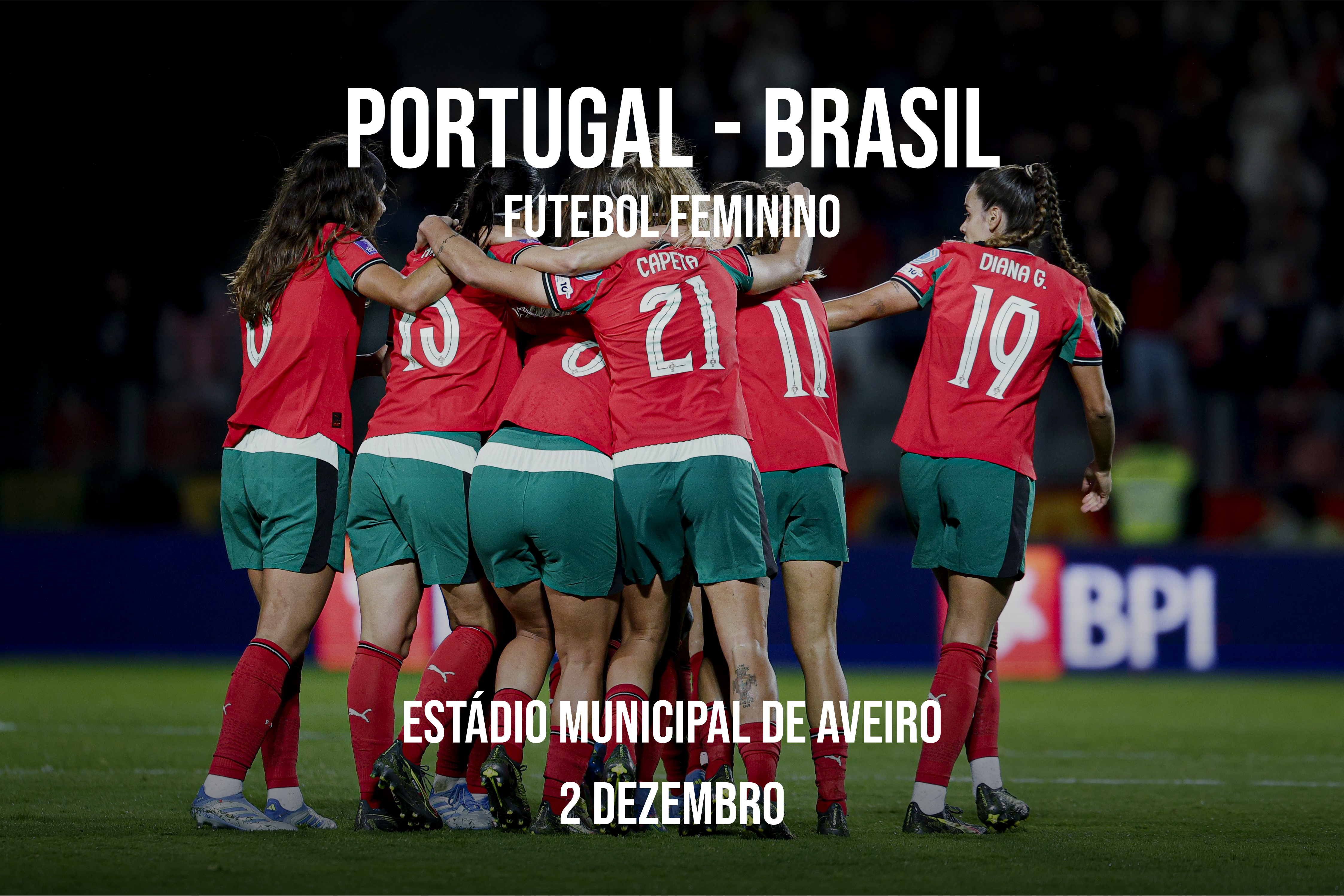 Futebol Feminino - Portugal defronta o Brasil em Aveiro!